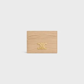 Porte-cartes Triomphe en crocodile niloticus
