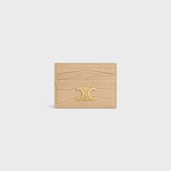 Porte-cartes Triomphe en crocodile niloticus Porte-cartes Triomphe en crocodile niloticus