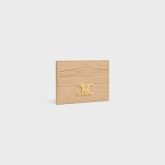 Porte-cartes Triomphe en crocodile niloticus