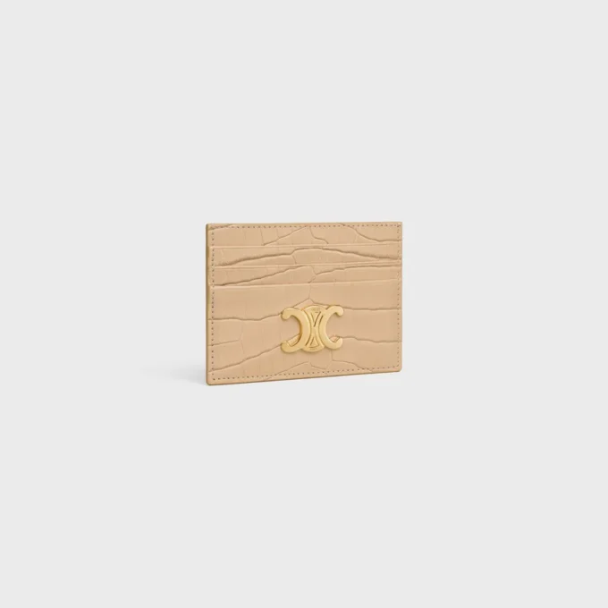 Porte-cartes Triomphe en crocodile niloticus Porte-cartes Triomphe en crocodile niloticus
