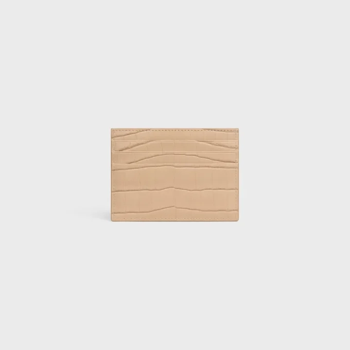 Porte-cartes Triomphe en crocodile niloticus Porte-cartes Triomphe en crocodile niloticus