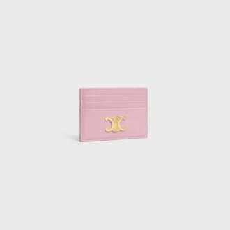 Porte-cartes Triomphe en cuir de veau brillant