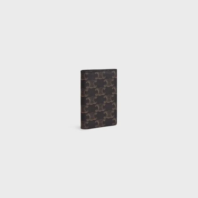 Porte-cartes vertical en Triomphe Canvas Porte-cartes vertical en Triomphe Canvas