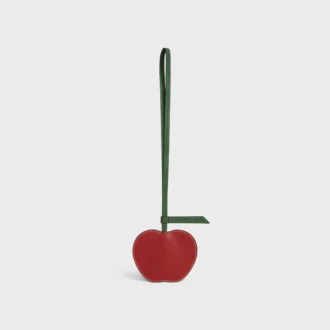 Porte-clés Apple en cuir d&rsquo;agneau lisse