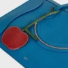 Porte-clés Apple en cuir d&rsquo;agneau lisse