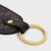 Porte-clés en Triomphe Canvas et cuir de veau Porte-clés en Triomphe Canvas et cuir de veau