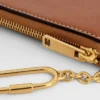 Porte-monnaie en cuir de veau lisse