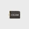 Porte-monnaie en Triomphe Canvas avec imprimé CELINE Porte-monnaie en Triomphe Canvas avec imprimé CELINE