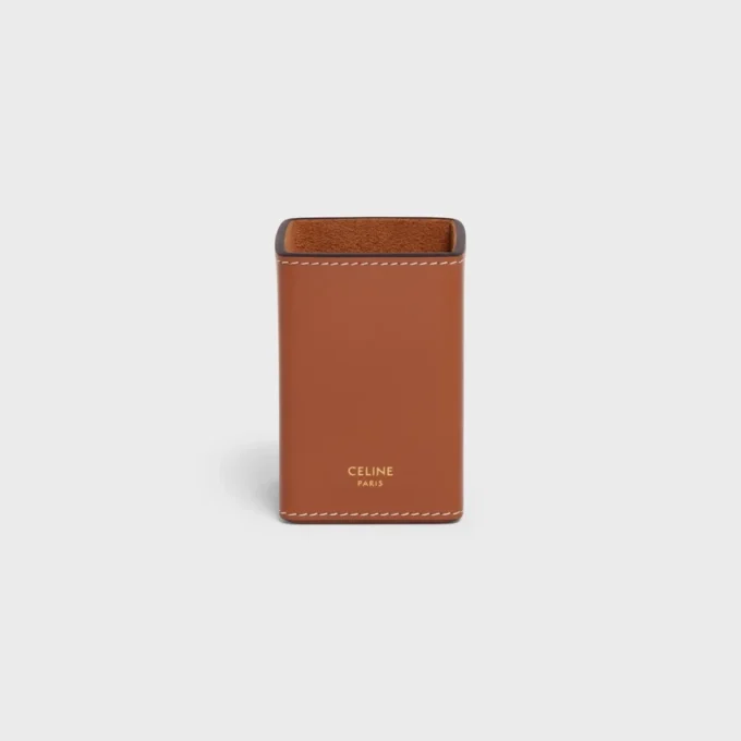 Porte-parfum 100 ml en cuir de veau