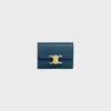 Portefeuille compact avec compartiment à monnaie Triomphe en cuir de veau brillant Portefeuille compact avec compartiment à monnaie Triomphe en cuir de veau brillant