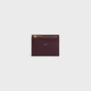 Portefeuille compact avec compartiment à monnaie Triomphe en cuir de veau brillant Portefeuille compact avec compartiment à monnaie Triomphe en cuir de veau brillant