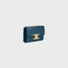 Portefeuille compact avec compartiment à monnaie Triomphe en cuir de veau brillant Portefeuille compact avec compartiment à monnaie Triomphe en cuir de veau brillant