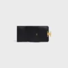 Portefeuille compact avec compartiment à monnaie Triomphe en cuir de veau brillant Portefeuille compact avec compartiment à monnaie Triomphe en cuir de veau brillant