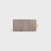 Portefeuille compact avec compartiment à monnaie Triomphe en cuir de veau brillant Portefeuille compact avec compartiment à monnaie Triomphe en cuir de veau brillant