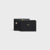 Portefeuille compact avec compartiment à monnaie Triomphe en cuir de veau brillant Portefeuille compact avec compartiment à monnaie Triomphe en cuir de veau brillant