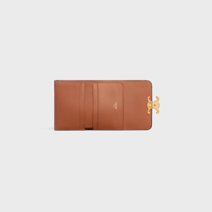 Portefeuille compact avec porte-monnaie Triomphe en Triomphe Canvas Portefeuille compact avec porte-monnaie Triomphe en Triomphe Canvas