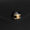 Portefeuille enveloppe à chaîne en cuir de veau brillant Portefeuille enveloppe à chaîne en cuir de veau brillant
