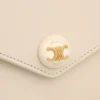 Portefeuille enveloppe à chaîne en cuir de veau brillant Portefeuille enveloppe à chaîne en cuir de veau brillant