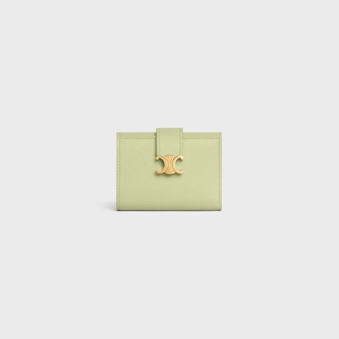 Portefeuille à fine lanière Nino en cuir de veau grainé souple Portefeuille à fine lanière Nino en cuir de veau grainé souple