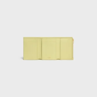 Portefeuille à fine lanière Nino en cuir de veau grainé souple