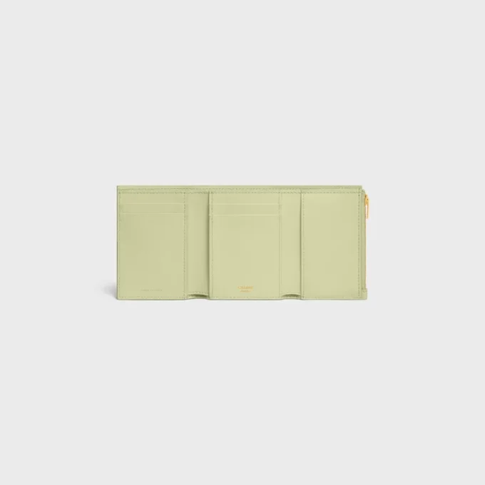 Portefeuille à fine lanière Nino en cuir de veau grainé souple Portefeuille à fine lanière Nino en cuir de veau grainé souple