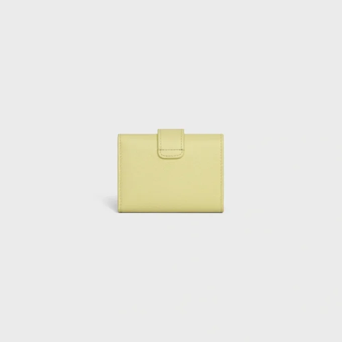 Portefeuille à fine lanière Nino en cuir de veau grainé souple Portefeuille à fine lanière Nino en cuir de veau grainé souple