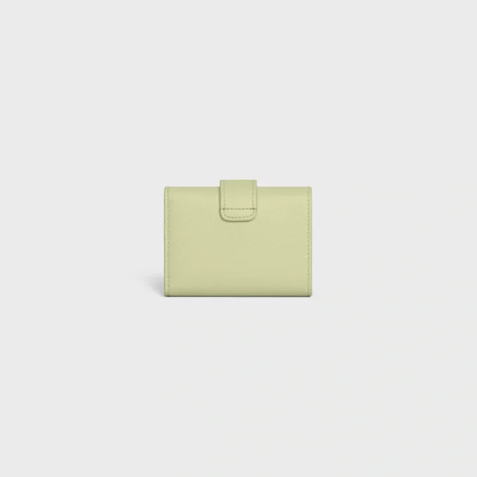 Portefeuille à fine lanière Nino en cuir de veau grainé souple Portefeuille à fine lanière Nino en cuir de veau grainé souple
