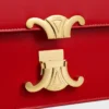 Portefeuille Triomphe moyen en cuir de veau brillant Portefeuille Triomphe moyen en cuir de veau brillant
