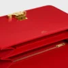 Portefeuille Triomphe moyen en cuir de veau brillant Portefeuille Triomphe moyen en cuir de veau brillant