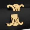 Portefeuille Triomphe moyen en cuir de veau brillant Portefeuille Triomphe moyen en cuir de veau brillant