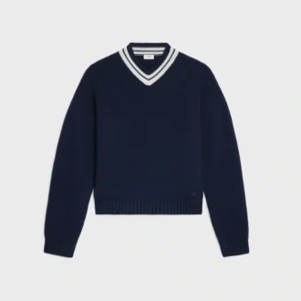 Pull à col en V en cachemire
