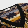 Pull à col en V en cachemire jacquard Pull à col en V en cachemire jacquard