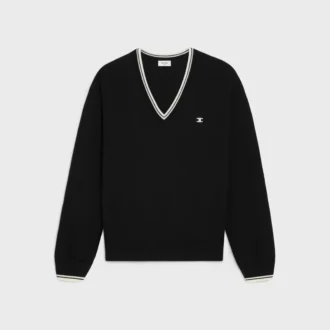 Pull à col en V Triomphe en laine