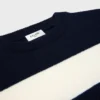 Pull à col rond en laine et cachemire