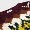 Pull à col rond en laine Fair Isle
