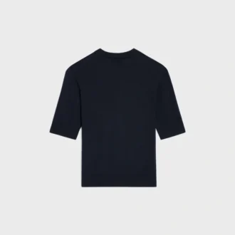 Pull à col rond en laine fine