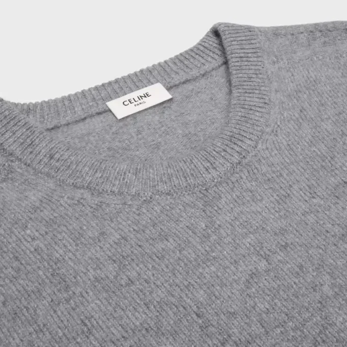 Pull à col rond Triomphe en cachemire