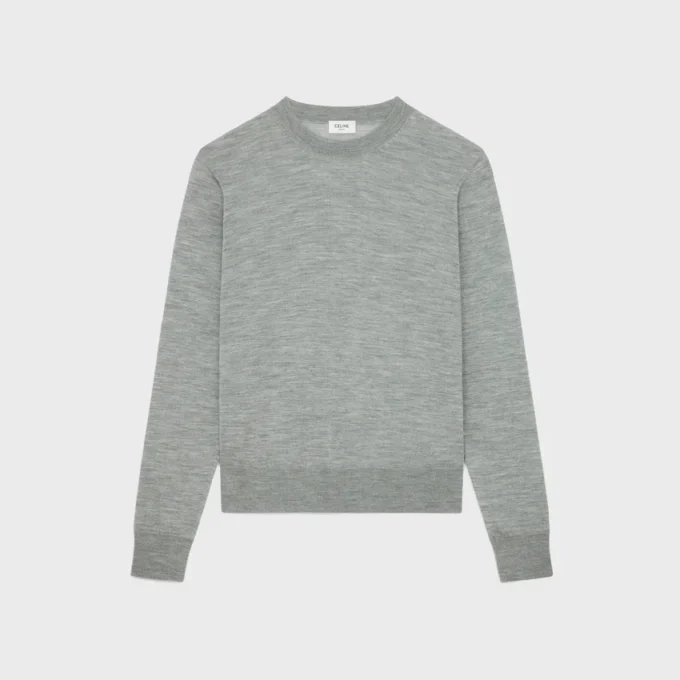 Pull à col rond Triomphe en laine fine