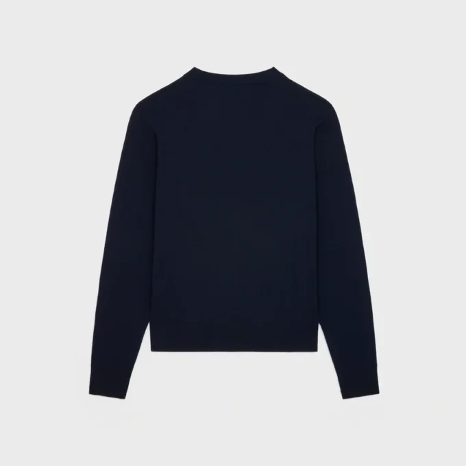 Pull à col rond Triomphe en laine fine