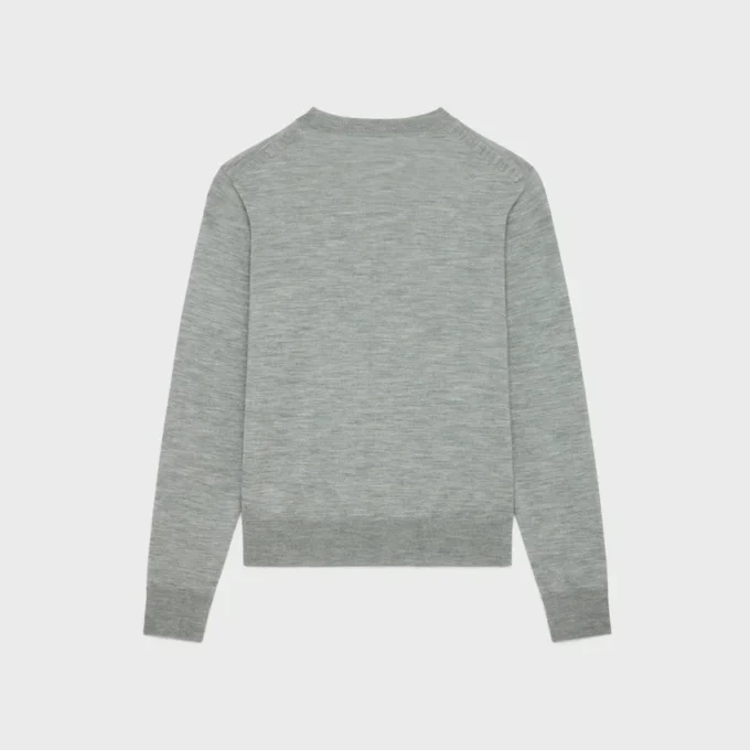 Pull à col rond Triomphe en laine fine