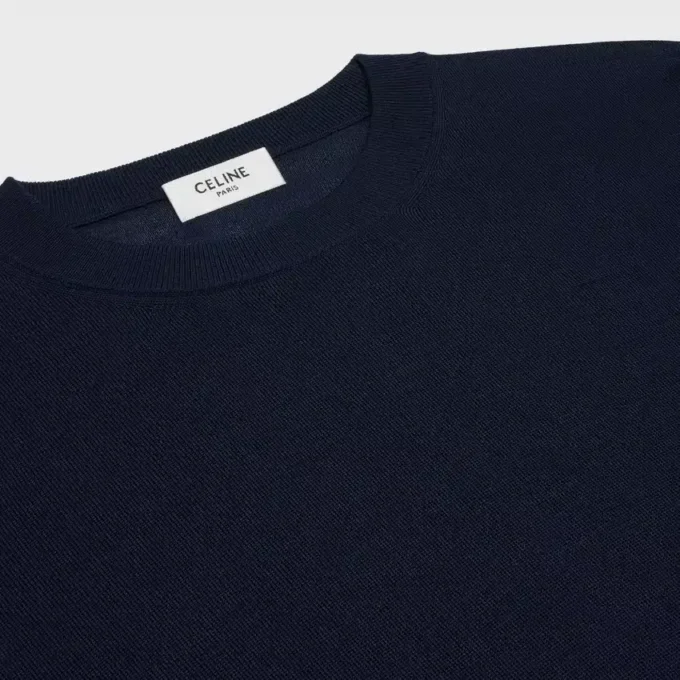 Pull à col rond Triomphe en laine fine