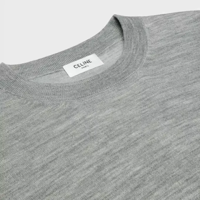 Pull à col rond Triomphe en laine fine