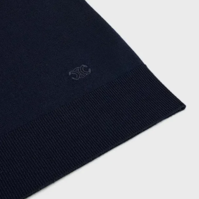 Pull à col rond Triomphe en laine fine