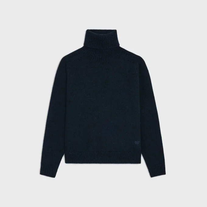 Pull à col roulé en cachemire sans coutures Pull à col roulé en cachemire sans coutures