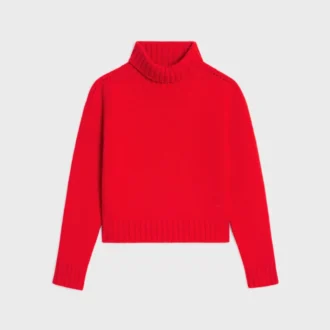 Pull à col roulé en cachemire sans coutures
