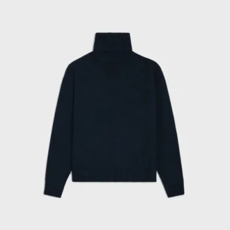 Pull à col roulé en cachemire sans coutures