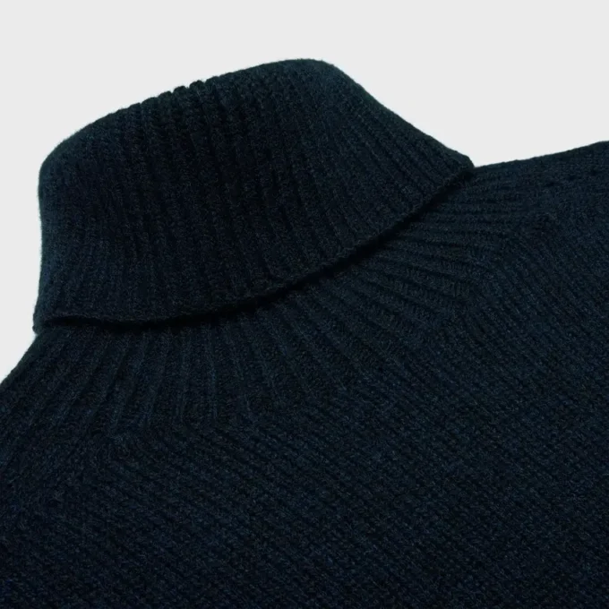 Pull à col roulé en cachemire sans coutures Pull à col roulé en cachemire sans coutures