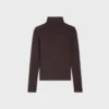 Pull à col roulé en jersey de laine
