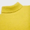 Pull à col roulé en laine Shetland