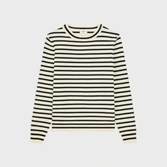 Pull marin à col rond Triomphe en laine